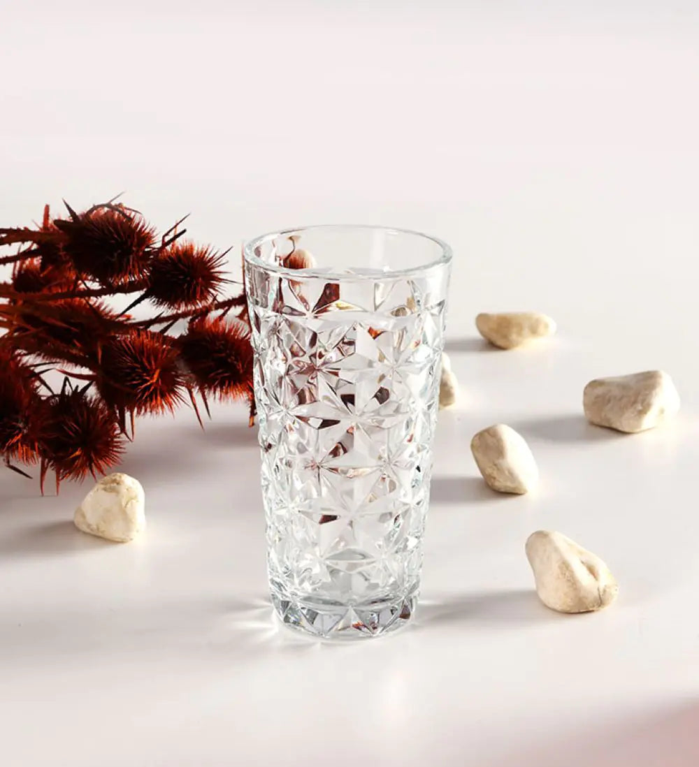 Paşabahçe 520245 Estrella Soft Drink Glass Set, 4 Pieces, 285 cc