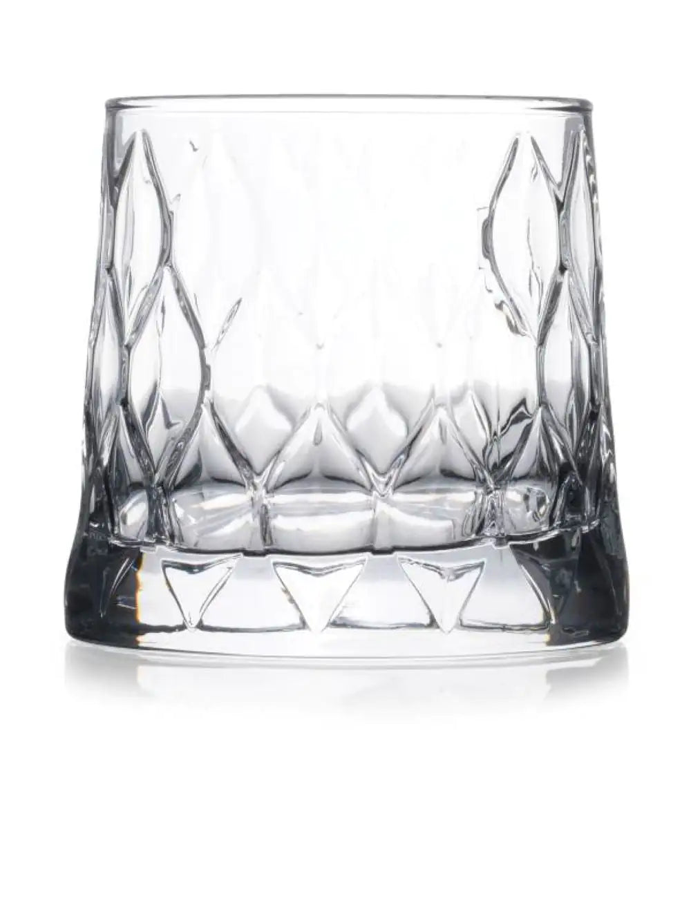 Paşabahçe 420194 Leafy Whiskey Glass, 4-pack, 300 cc