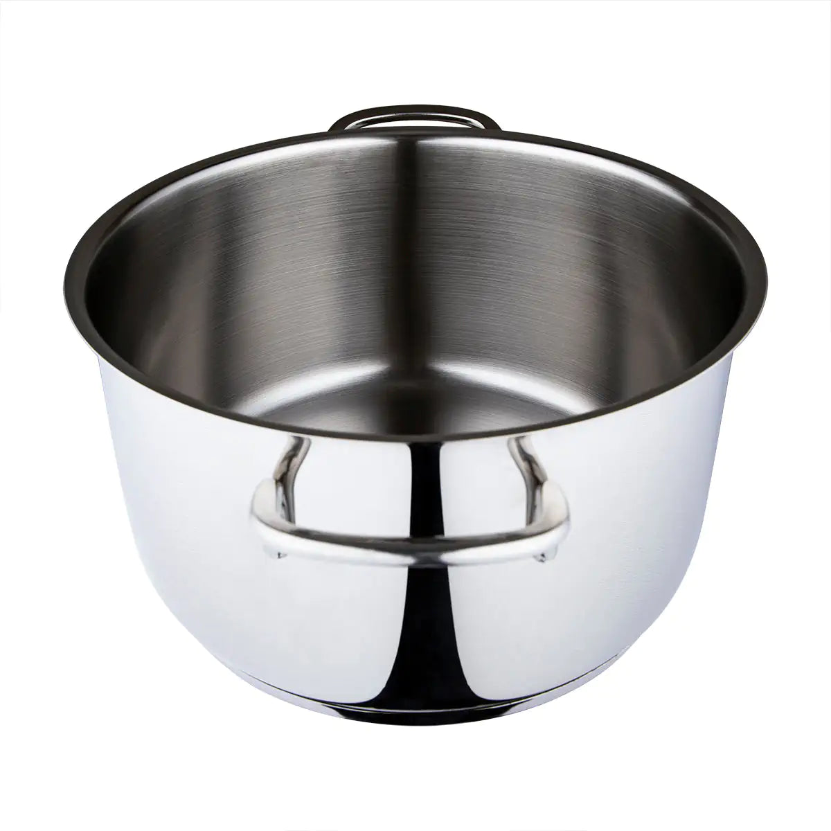 Serenk Modernist Stainless Steel Stock Pot, 24 cm