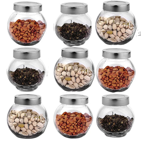 Transparent Food Storage Jar